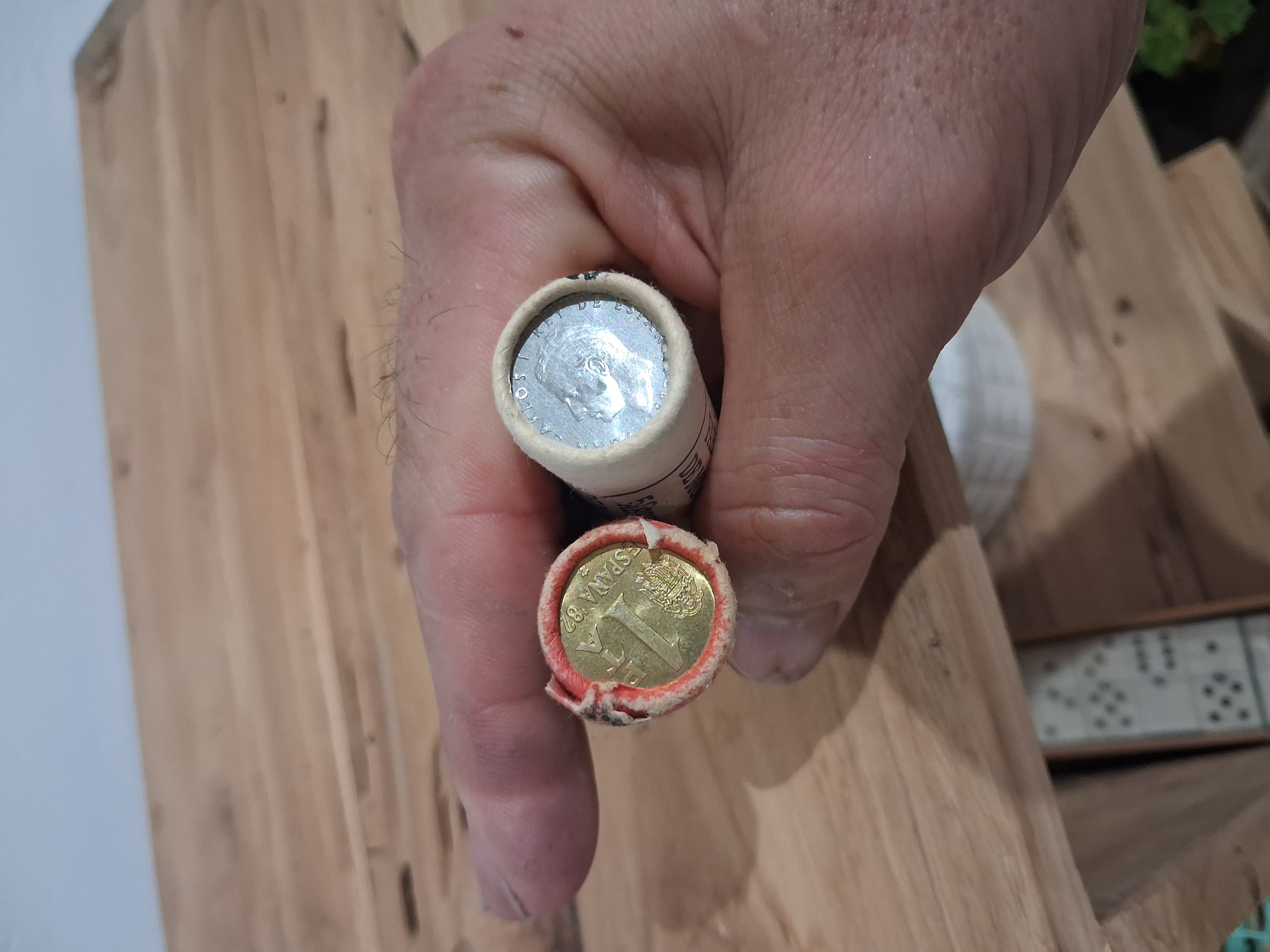 2 Rulos de Pesetas Nuevas